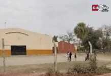 A los tiros entre la Policía y un delincuente en el patio de la escuela Terrones Riera de Orán
