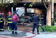 Se incendió una casa en la calle Juan B. Justo en el Barrio Ferroviario
