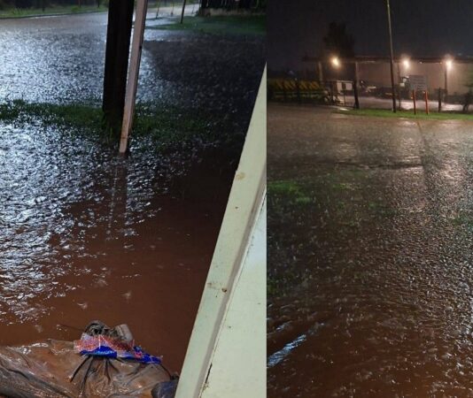 La tormenta en Las Lajitas anegó viviendas y calles
