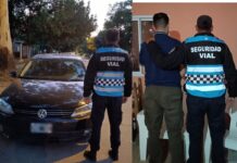 Circulaba “machao” y en un vehículo robado