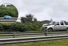 Murió un motociclista al ser embestido por una camioneta en la avenida Durañona