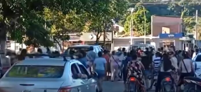 movilizacion en Yrigoyen