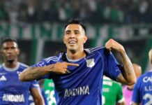 Futbolista argentino anotó un golazo desde atrás de mitad de cancha para la victoria de Millonarios ante Atlético Nacional