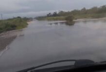 Tramos anegados en ruta 16: piden circular con extremada precaución