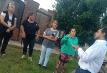El Intendente de R° de la Frontera se reunió con vecinos del B° 200 viviendas