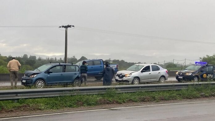 triple choque en la circunvalacion