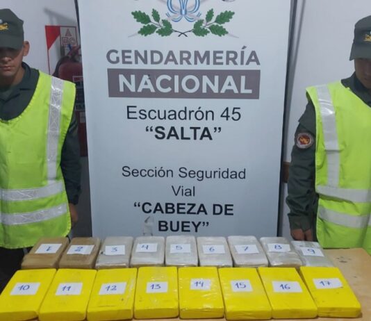 En 5 horas y en 2 procedimientos secuestran 18 kilos de cocaína en el peaje Cabeza de Buey