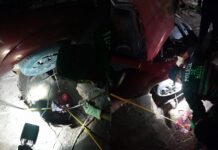 Pensó que la rueda del auto se había atascado en una zanja, cuando intento sacarlo cayó en un pozo ciego