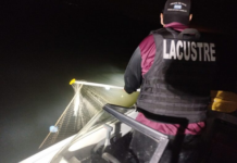 Secuestran 400 metros de redes en el dique Cabra Corral