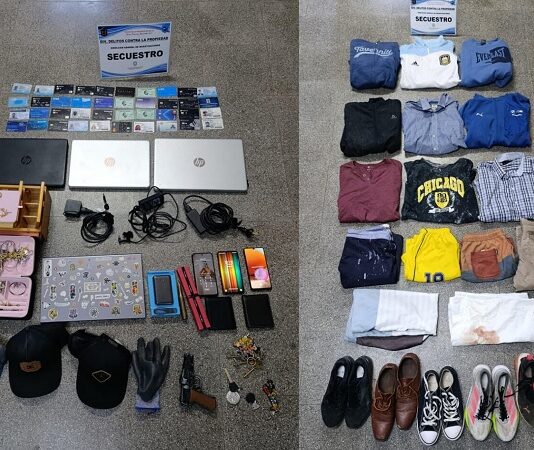 2 delincuentes detenidos por robos en Capital, San Lorenzo y Valle de Lerma