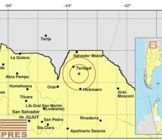Los vecinos de Tartagal y Mosconi se levantaron de la cama por un sismo de 4.4 de magnitud