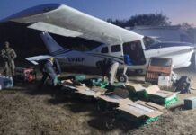 Descubrieron una avioneta narco en Santa Fe: incautaron 400 kilos de cocaína y hay ocho detenidos