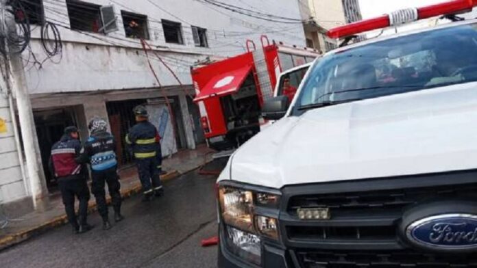 incendio en la 20 de febrero
