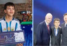 José Andrada de Embarcación estará en el Mundial alentando a La Scaloneta.