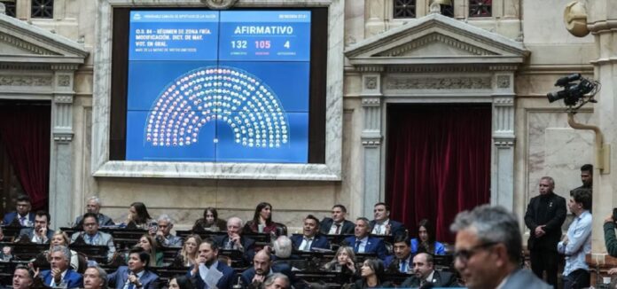 sesion diputados zonas frias