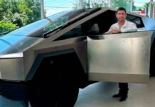 Diputado jujeño apareció en el Congreso con un auto Tesla que cuesta U$S 200 mil