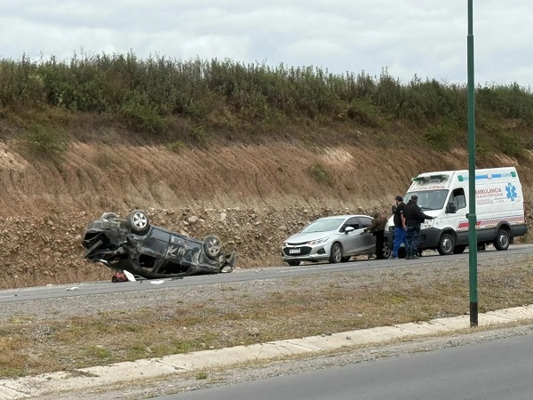 vuelco en la circunvalacion