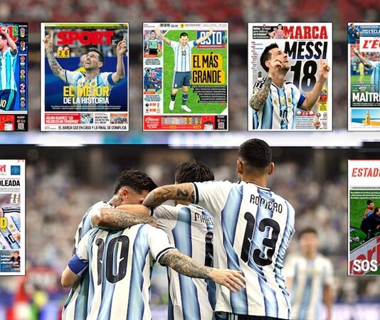 “De la mano de D10S”, “El mejor de la historia” y “El más grande”: las portadas de los diarios del mundo, rendidos ante Lionel Messi