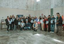 Vecinos de R ° de la Frontera recibieron certificados de capacitación laboral y fortalecen sus oportunidades de empleo