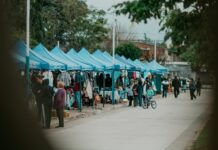 La Feria Barrial de R° de la Frontera demostró la fuerza del trabajo y el espíritu emprendedor