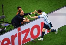 “Me regaló la foto de mi vida”: el periodista que festejó un gol con Messi