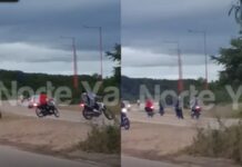 40 motociclistas realizaban maniobras peligrosas en la ruta 50 en Orán: hubo 2 detenidos