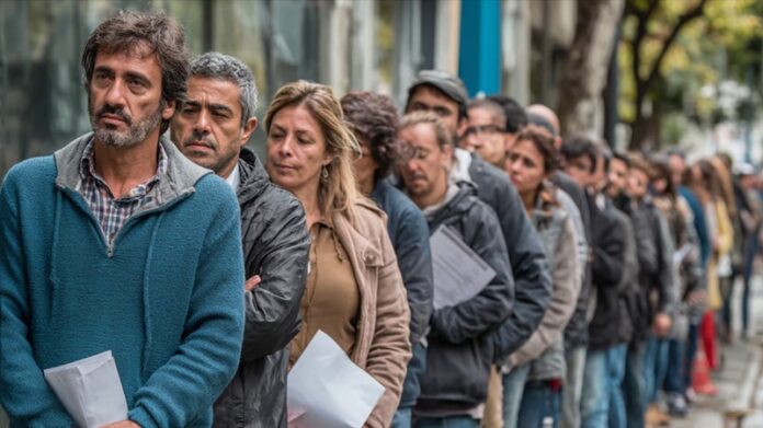 personas buscando trabajo