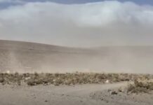 San Antonio de los Cobres y Tolar Grande con intensos vientos y temperaturas bajo cero
