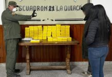Golpe al narcotráfico en la frontera: secuestran más de 107 kilos de cocaína y detienen a dos personas en Jujuy