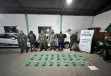 Gendarmería descubrió 27 kilos de cocaína ocultos en un doble fondo de un automóvil que partió de Salta