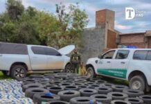 Salió de Orán con 83 kilos de coca y 47 neumáticos de contrabando y lo paro Gendarmería en Chaco