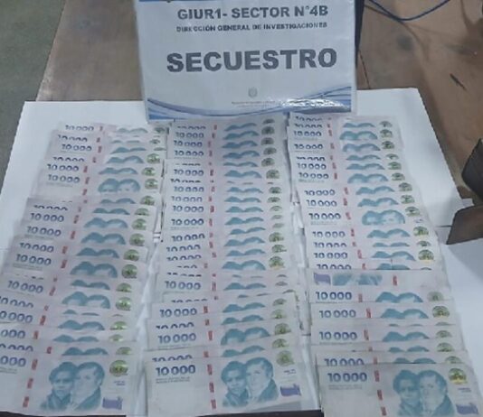 Recuperan una valija con más de $600 mil robada tras un rápido operativo policial en Salta