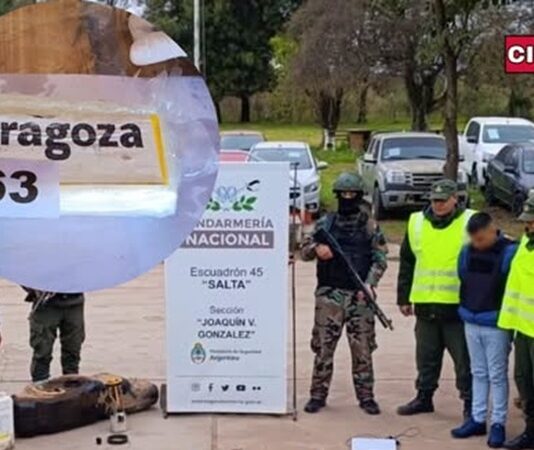 Gendarmería secuestró más de 57 kilos de cocaína ocultos en el tanque de una camioneta en Salta