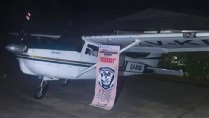 avion secuestrado en mosconi