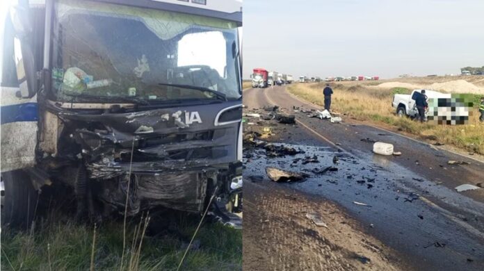 choque camion con amarok