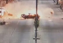 Dos jóvenes de 18 años perdieron el control del auto, chocaron y se produjo un brutal incendio: sufrieron graves heridas