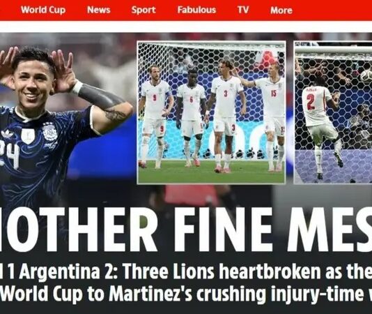 Así reaccionaron los diarios ingleses al triunfo de Argentina sobre Inglaterra