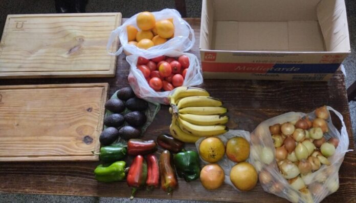 frutas y verduras robadas