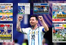 “Otro milagro de Messi” y “Es un mito”: las portadas de los diarios del mundo tras el épico triunfo de Argentina sobre Egipto