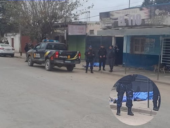 muerto en la calle en oran