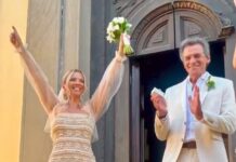 Claudio Rígoli se casó con Elisa, su joven novia, en una boda secreta en Italia: “En El Nueve se sorprendieron”