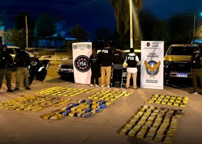 190 kilos de cocaina