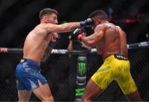 Codazos y golpes en la cara: el impactante nocaut del salteño Esteban Ribovics a una leyenda de la UFC
