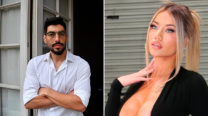 facundo moyano y una mujer