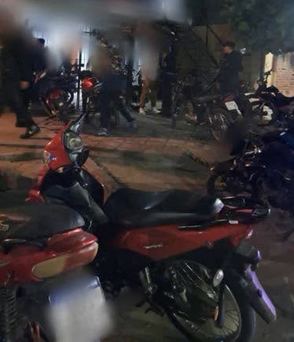 fiesta clandestina en villa saavedra