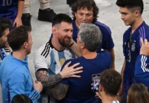 Lionel y su familia dieron el último adiós en una ceremonia íntima