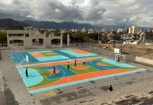 Renovación en marcha: la Plaza España se transforma para el encuentro y el deporte de los salteños