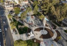 Reinauguraron la Plaza Evita