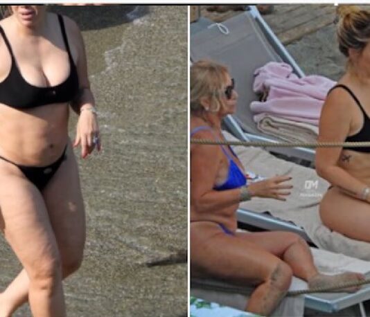 Wanda Nara sin Photoshop