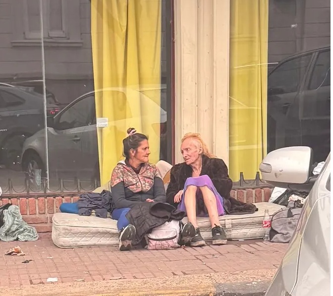 zulma lobato en la calle